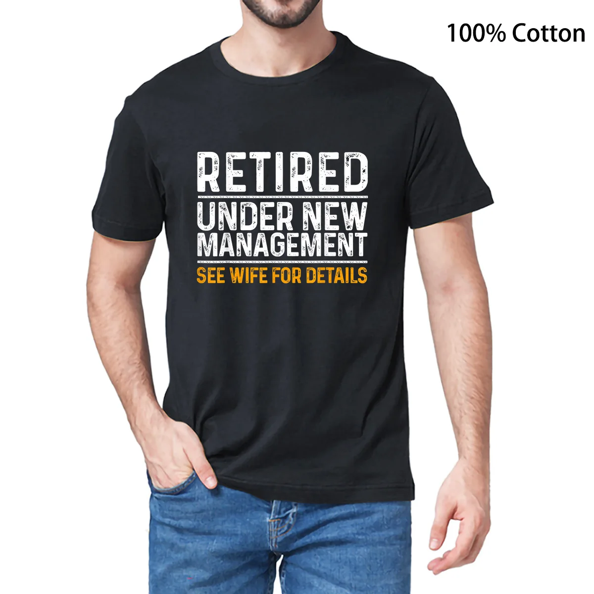 

100% Cotton Funny Retirement Design Men Dad Retiring Party Humor Lovers Men's T-Shirt Streetwear Casual Harajuku Summer Tee