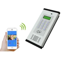 K6 Gsm intercom Door audio intercom for apartment Working for 200 room owner Gate Intercom Keypad And Remote Opening-completely
