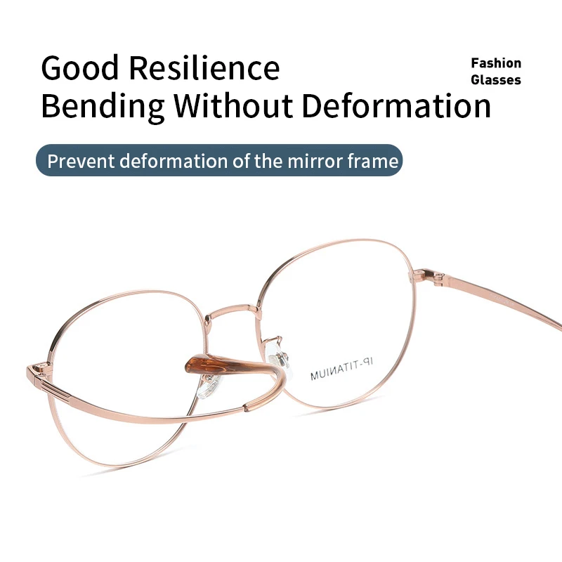 Модные трендовые очки из чистого титана оправа для очков в стиле ретро