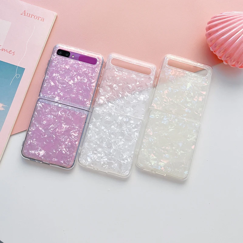 Чехол-книжка ZFlip для Samsung Galaxy Z Flip 1 2 3 цветной чехол с рисунком мягкий телефона