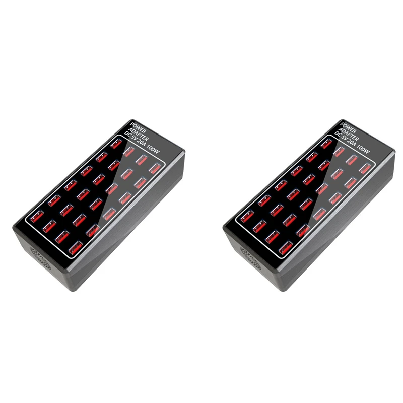 

Multi 24 Port USB Charging Station Hub Mobile Phone Fast Charger Quick Charge Power Adapter For Huawei Iphone