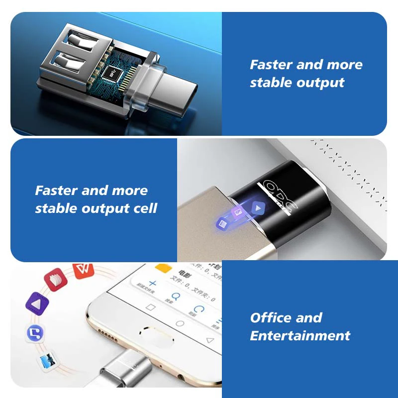 Фото Универсальный автомобильный USB-конвертер Type-C, USB-адаптер 3.0 USB-C (штекер) для Buick Opc Line Regal Lacrosse Encore Enclave Envision Avenir №3