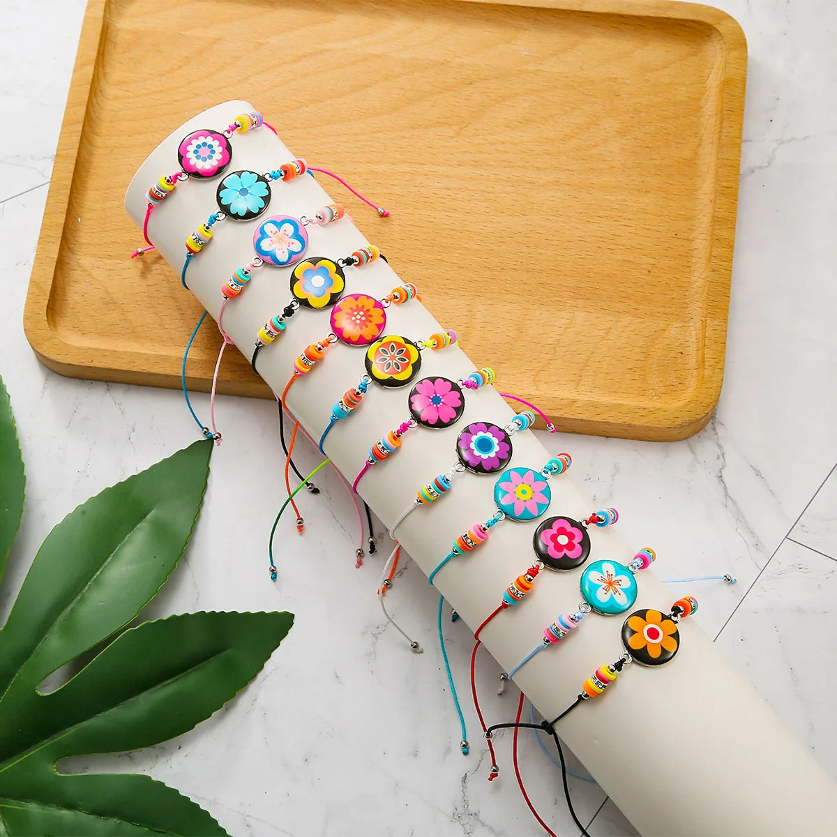 12 шт. бусины из полимерной глины в стиле бохо |