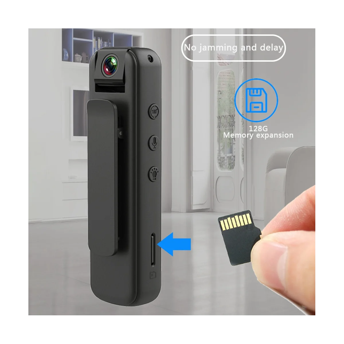 1080P HD Mini Wifi Recorder Camera Motion Camera Outdoor Camera Enforcement Recorder Security Body Camera