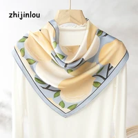 excellent 50cm silk scarf bound ladies summer silk scarves fashion small beach silk scarf