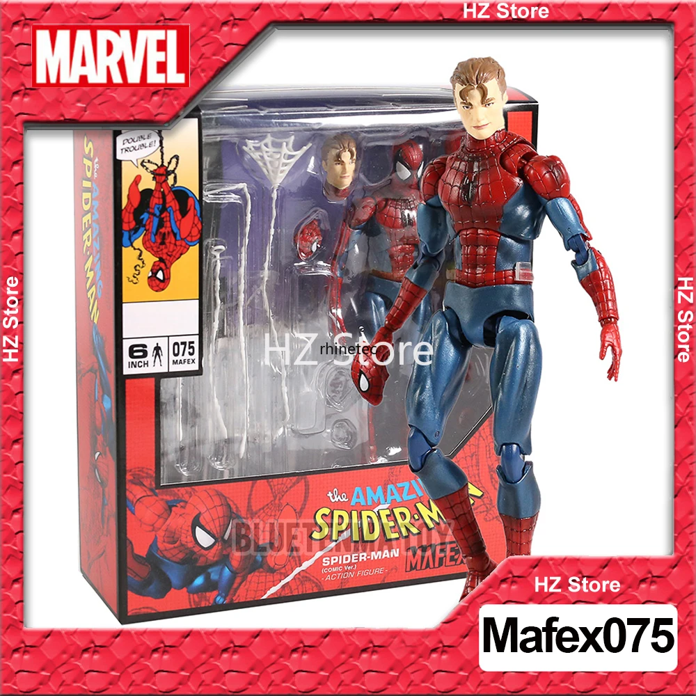 

Marvel The Amazing Spider-Man MAF 075 Spiderman Action Figure Model Toy for Kids Children Birthday Christmas Gift