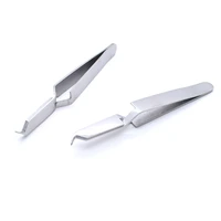 1pcs dental instruments equipment teeth caring orthodontic bracket tweezers serrated bonding holder tools stainless steel