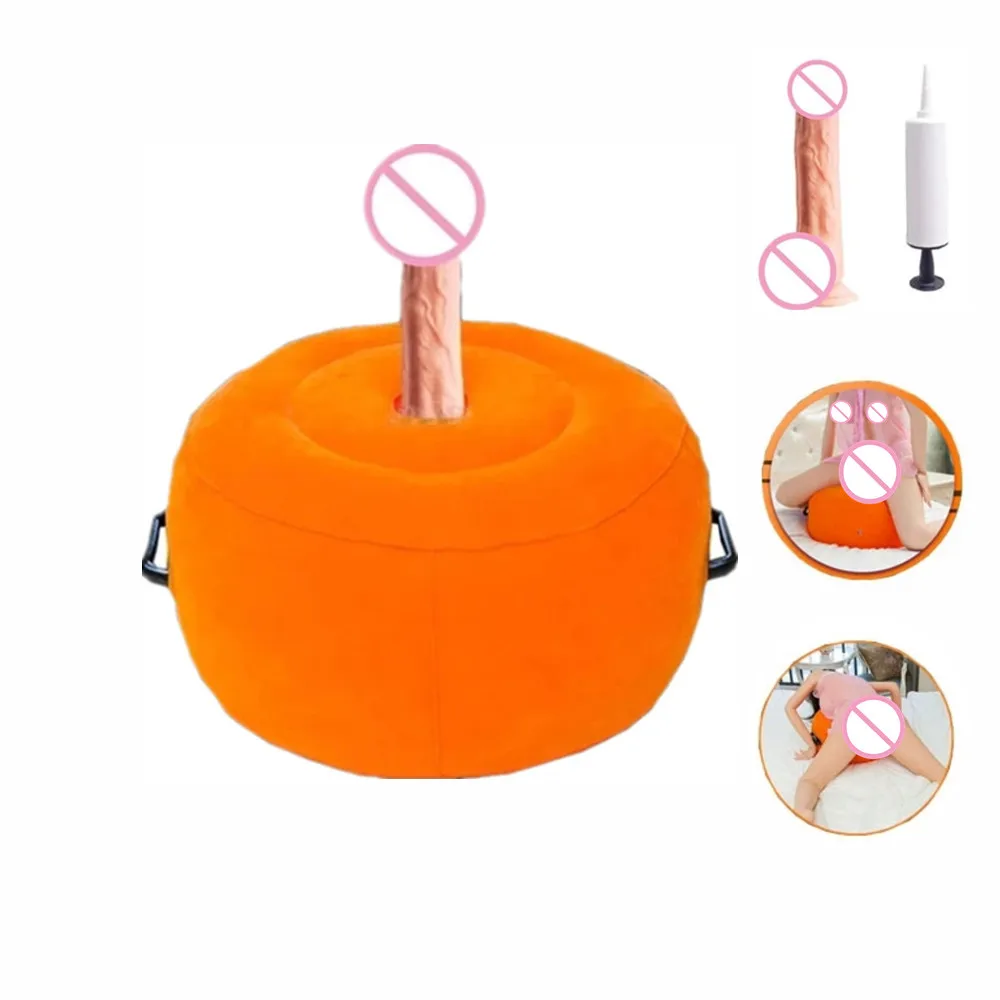 

Inflatable Sex Pillow Chair With Dildo For Female Masturbation Body Support Pads BDSM Sex Furnitures Sofa Adult Games Sexy Toys