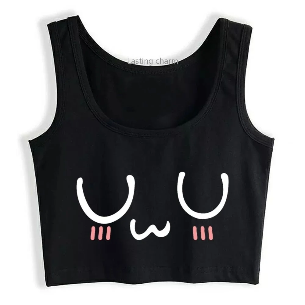 

Female sport top uwu anime kawaii meme harajuku top harvest