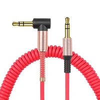 3 5mm jack audio cable jack 3 5mm male to male audio aux cable spring headphone code for car xiaomi redmi