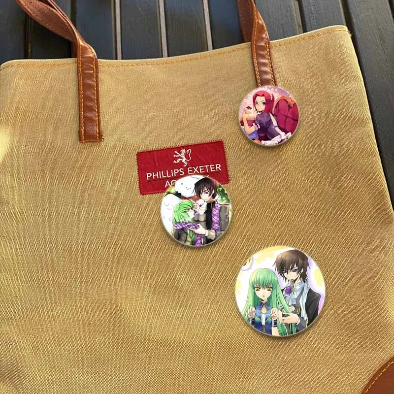 Персонажи аниме Lelouch Lamperouge/C.C./Kallen Stadtfeld/Suzaku/Shirley Fenette броши значки булавки для