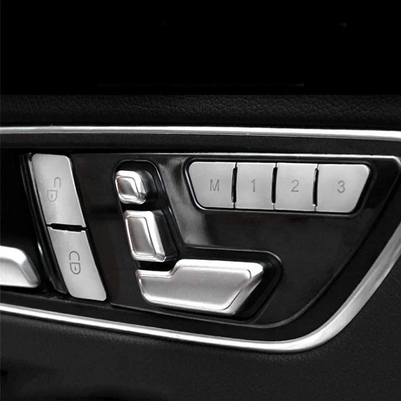 Фото 12 шт. накладок на кнопки памяти сидений и дверей для Mercedes-Benz CLA/GLA/GLK/GLE/CLS/GL/ML/A/B/E №3