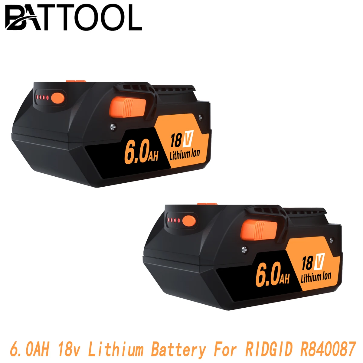

BATTOOL 6000mAh 18V Li-ion For RIDGID R840083 R840085 R840086 R840087 Rechargeable Power Tool Battery Series AEG Series L30