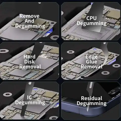MECHANIC KH-001 Набор ножей для удаления клея с жестким диском Сложный баланс Жесткий мягкий клей для процессора Нож для быстрой разборки Лезвие