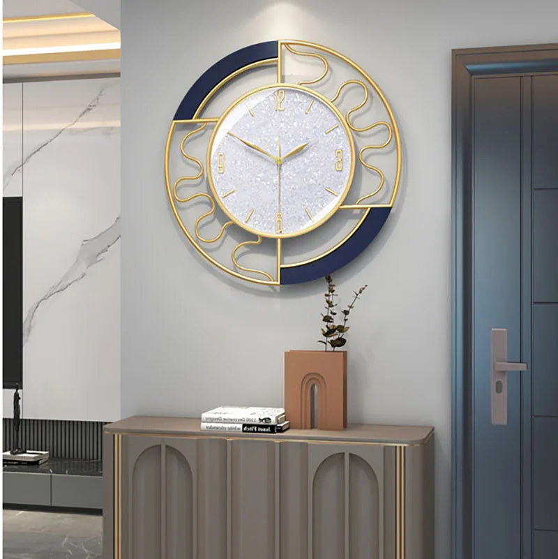 

Industrial Glass Classic Watch Wall Big Gold Silent Mechanism Watch Wall Room Creative Luxury Relojes Murale Giant Watch Wall
