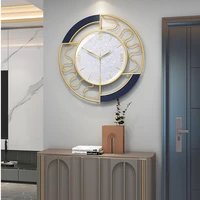 industrial glass classic watch wall big gold silent mechanism watch wall room creative luxury relojes murale giant watch wall