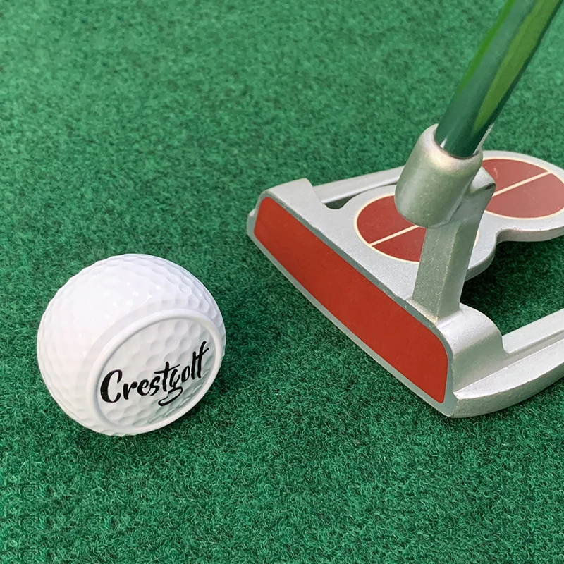 

1Pc Hard Flat Putting Practice Golf Balls For Beginners Two Layer Ball Driving Range Ball Training Aids Golf Stuff Indoor