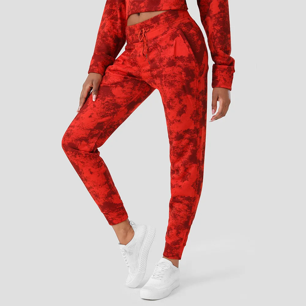 

Plus Size Tie Dye Printed Yoga Pants Tracksuit Women Plus Size Gym Clothing for Women Baggy Pants for Girls Workout Accessories