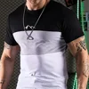 Men's Street T-shirt Summer Men's 3D Stripe Printing Short Sleeve Tops Fashion Everyday T Shirt Oversized Tee Shirt Men Clothing 6