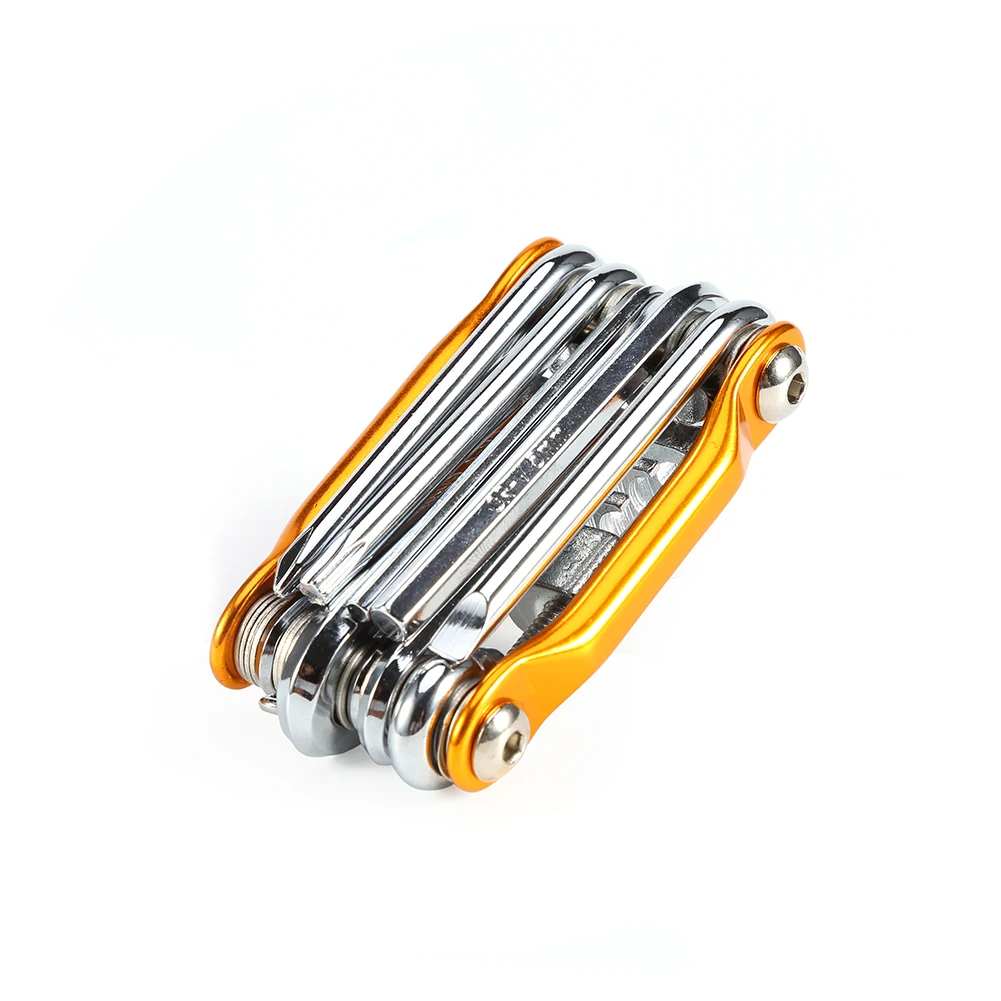 

11 in 1 Multi-Function Bike Bicycle Repair Tools Kit Pocket Folding Tool Wrench