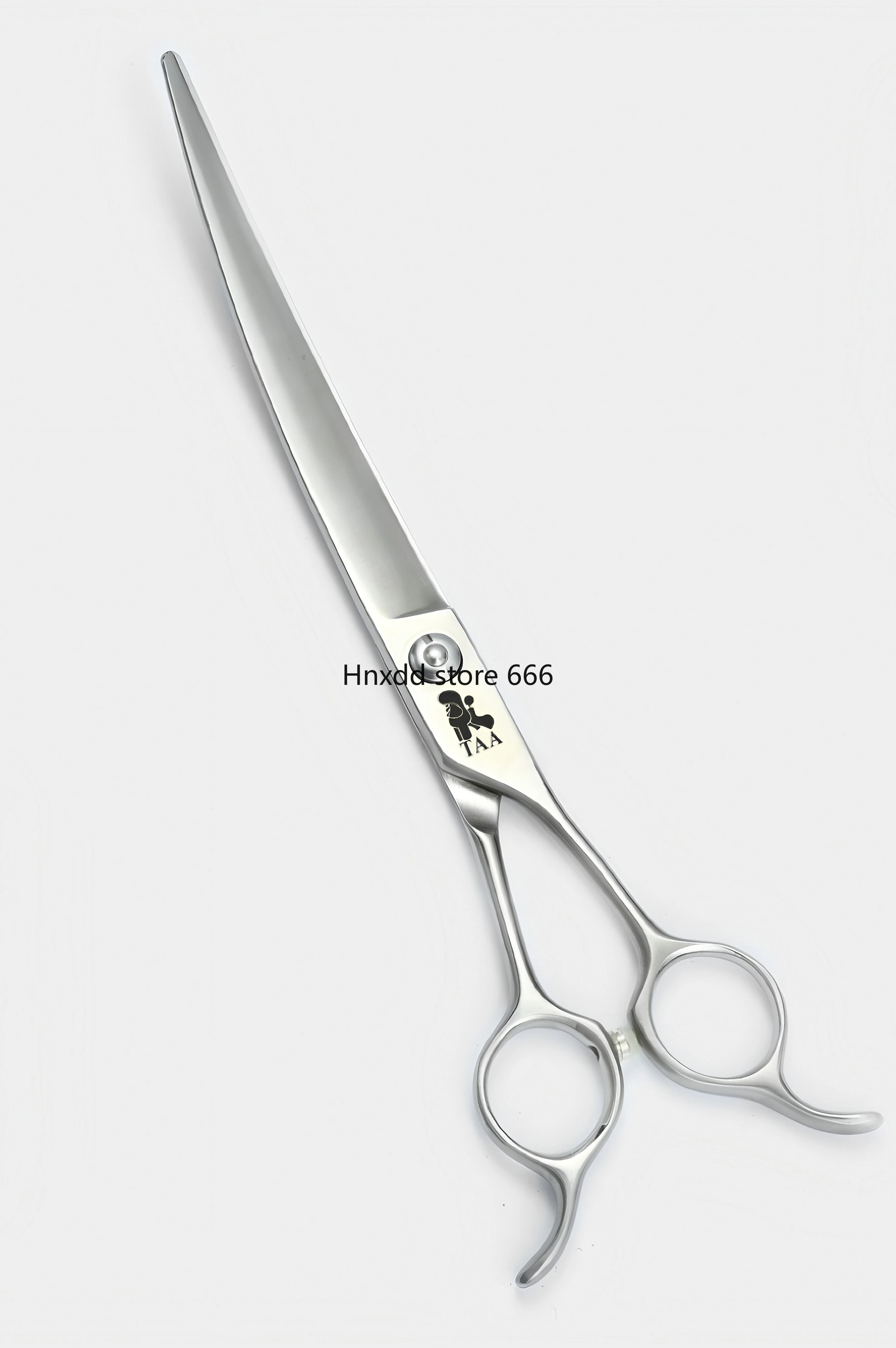 Большие изогнутые ножницы искусственный собачий пудель Круглый артефакт