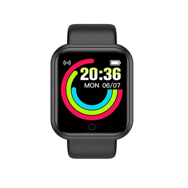 

High Quality New Y68 Smartwatch 1.44 inch Screen Women Men Bluetooth Fitness Smart Watch Pedometer DIY Wallpaper Fitpro Version