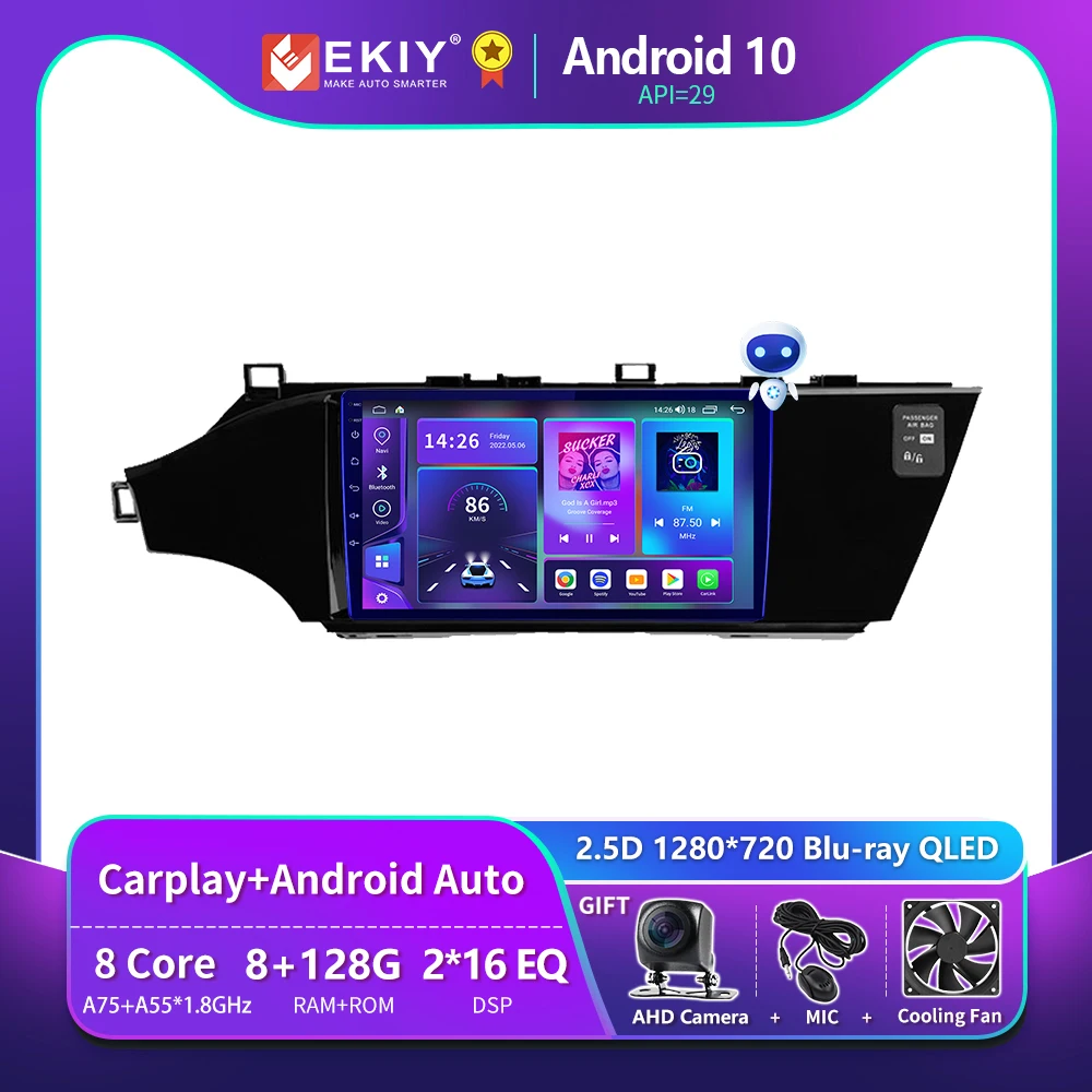 

EKIY T900 For Toyota Avalon 4 IV XX40 2012 - 2018 Android 10.0 WIFI Car Radio Auto QLED Carplay Multimedia Video Player GPS NAVI