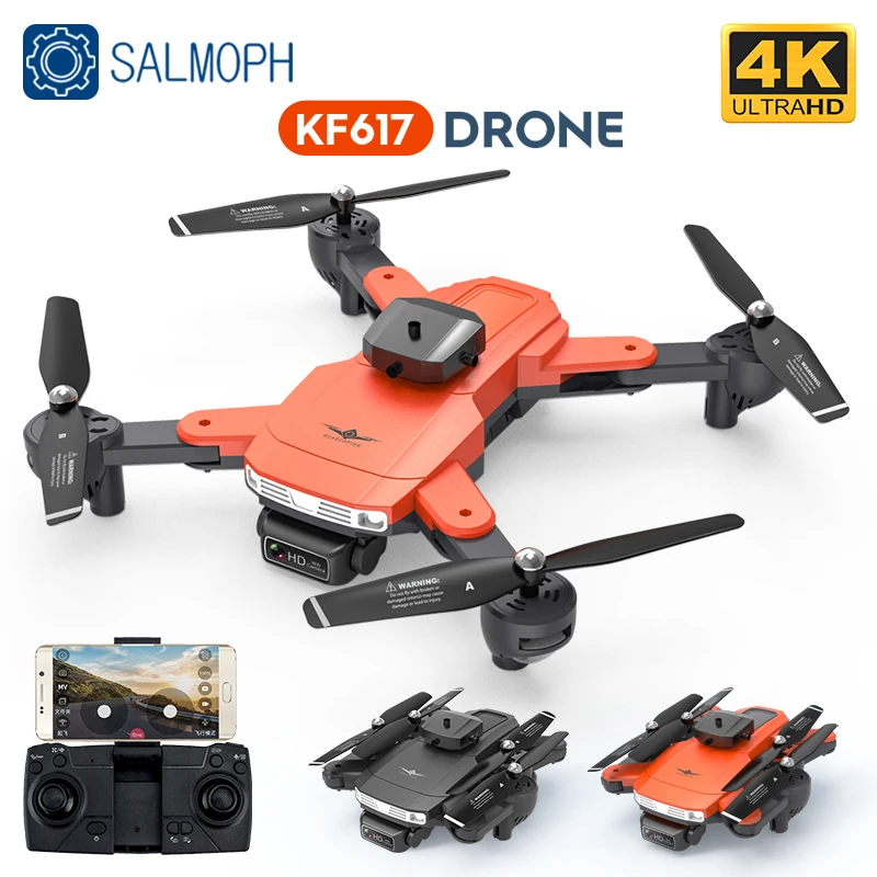 KF617 Дрон 4K Профессиональный с двойной камерой FPV 5G WIFI мини GPS инфракрасный