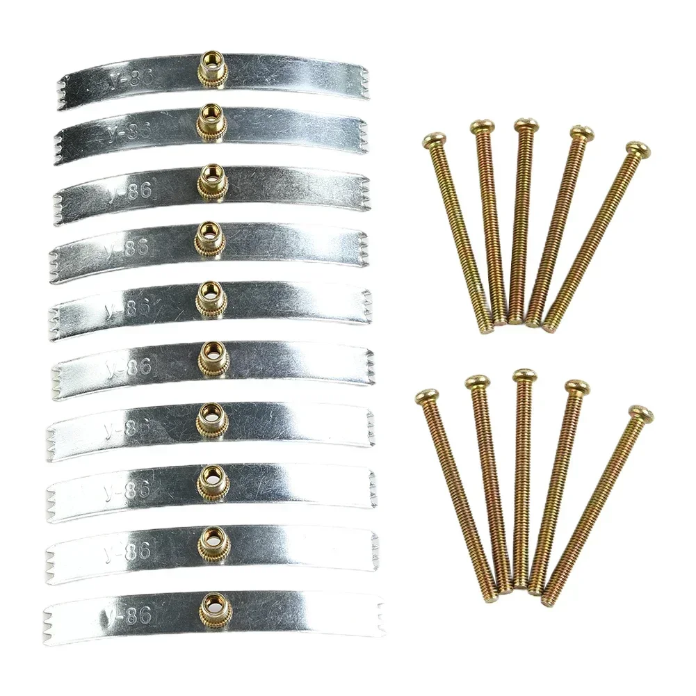 10 шт., ремонтный винт для темной коробки, свободный 86, настенное крепление, электрическая вилка, переключатель, розетка, комплект сменных зажимов