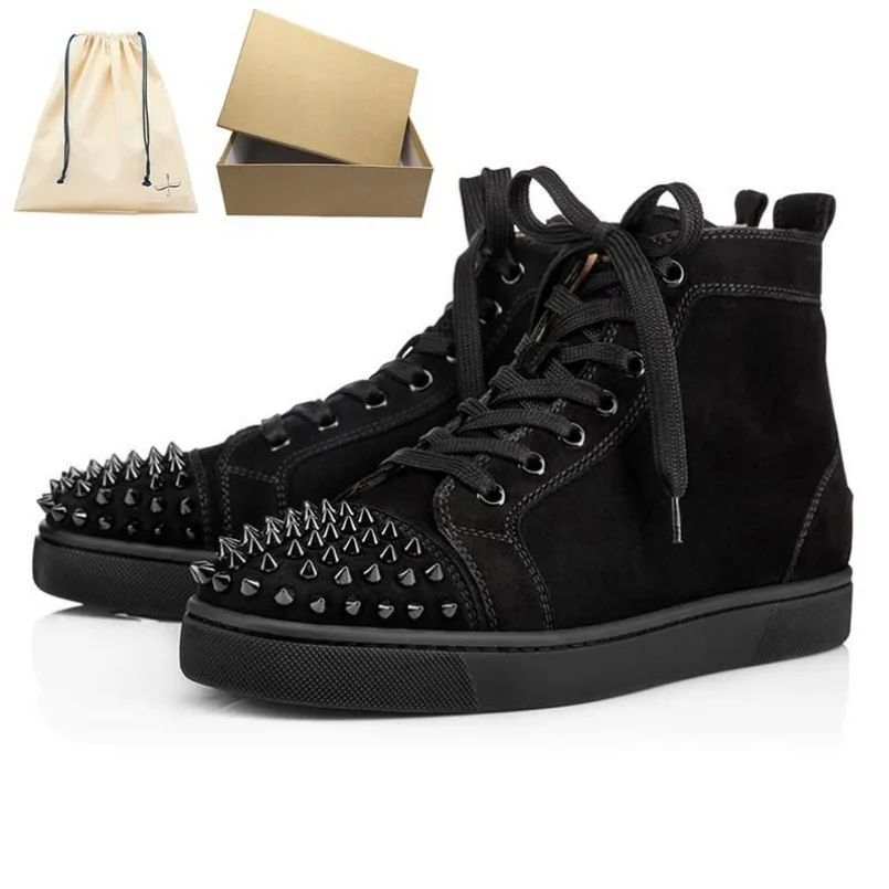 

Designers Vintage Bottoms Loafers Fashion Spikes Party Luxury Casual Trainers Red Shoes Low Cut Platform Sneakers Men's Women's