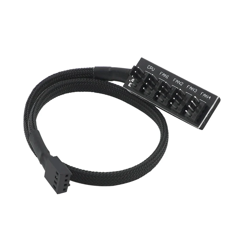 40cm 1 to 5 4-Pin Molex TX4 PWM Fan CPU HUB Splitter PC Case Chasis Cooler Power Extension Cable Adapter Controller