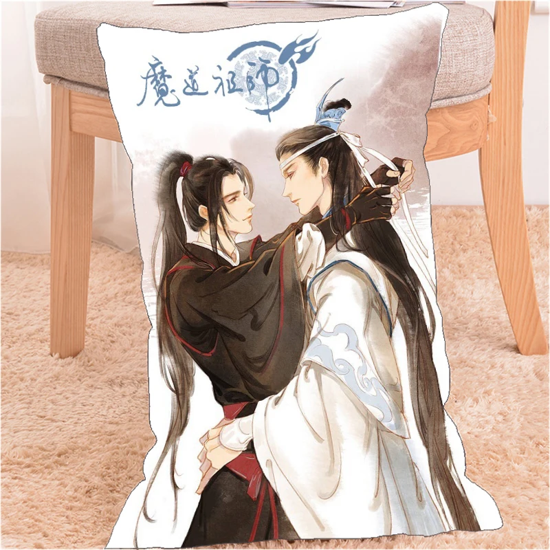 

Чехол с рисунком из аниме Подушка «Dakimakura» Mo Dao Zu Shi Wei wuxian Lan wangji, аксессуары для украшения дома 60x40 см