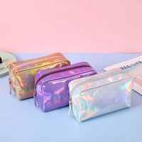 waterproof laser cosmetic bags women makeup bag female zipper pouch wash toiletry bag travel storage organizer portable wash bag