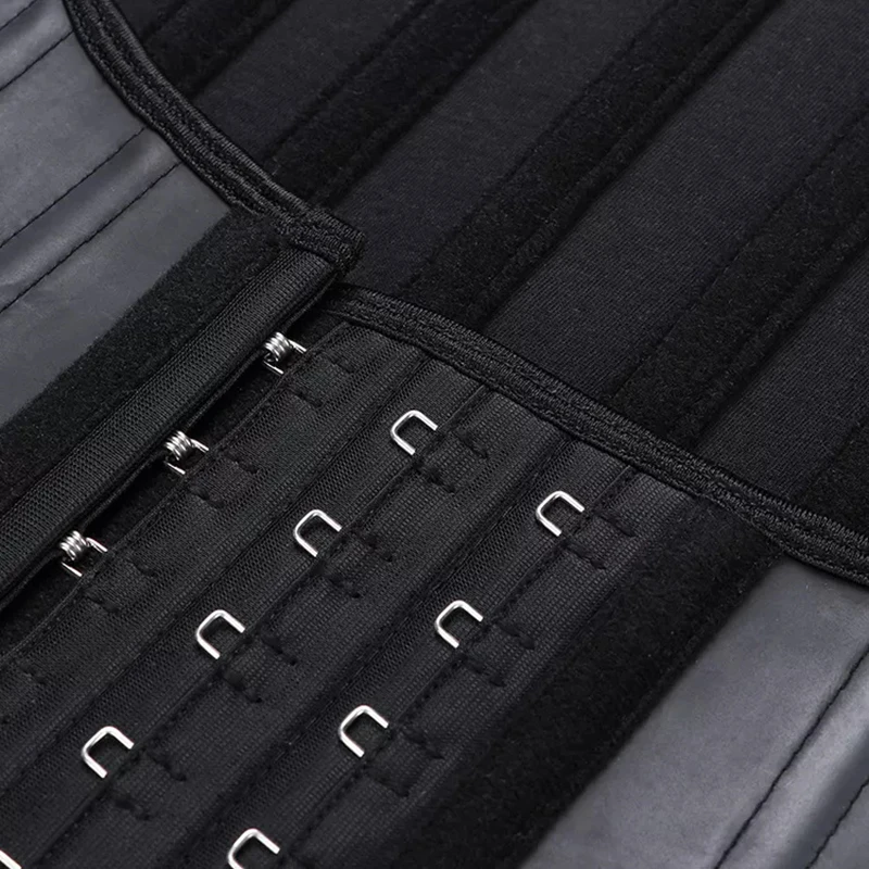 25 Steel Bone Latex Waist Trainer Vest Corset Firm Tummy Control Body Shaper Weight Loss Waist Cincher Training Shapewear