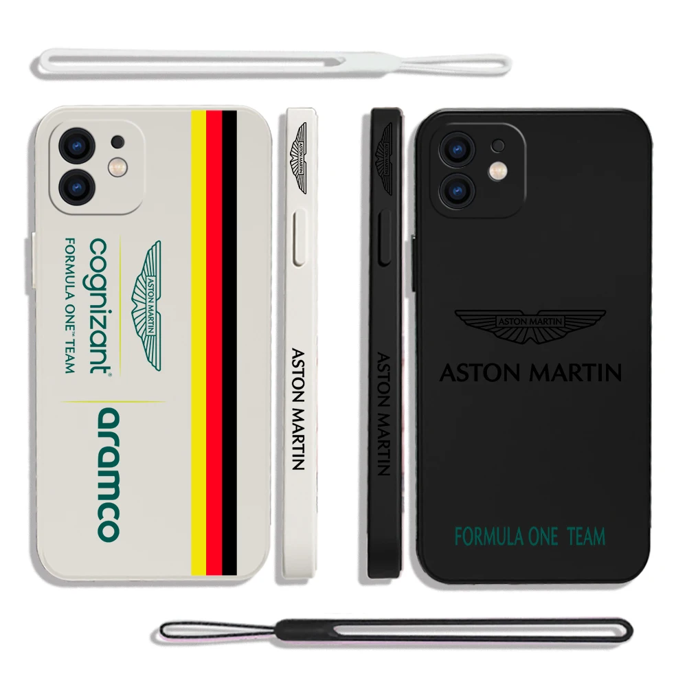 

Luxury A-Aston martins Phone Case For Samsung A53 A50 A12 A22S A52 A52S A51 A72 A71 A32 A22 A20 A30 A21S 4G 5G with Hand Strap