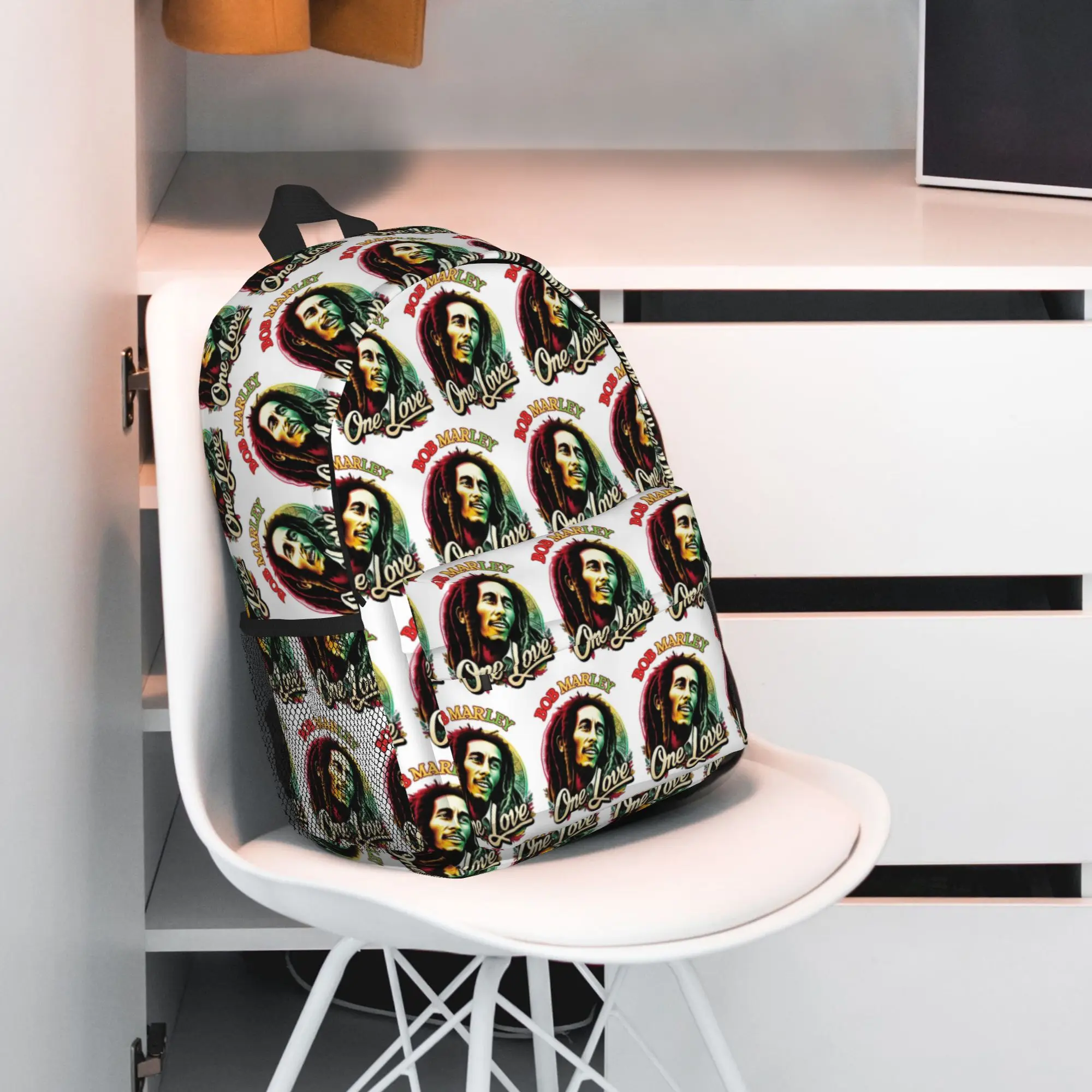 Фото Рюкзак Jamaica Reggae Rock Bob Marley, горячая распродажа, вместительный рюкзак для мальчиков и девочек, сумка через плечо для мужчин и женщин, школьная сумка №5