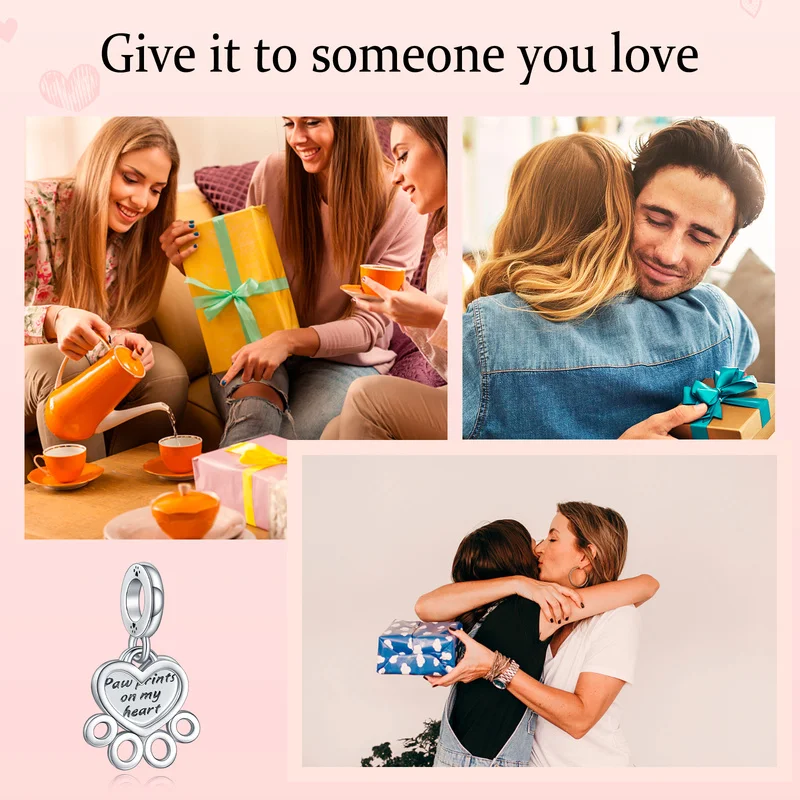 Подвеска для домашних животных серебряная подвеска в форме сердца подходит