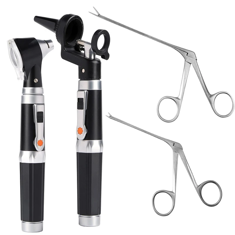 Медицинский ушной воск щипцы для удаления ушного воска фонарик Аллигатор