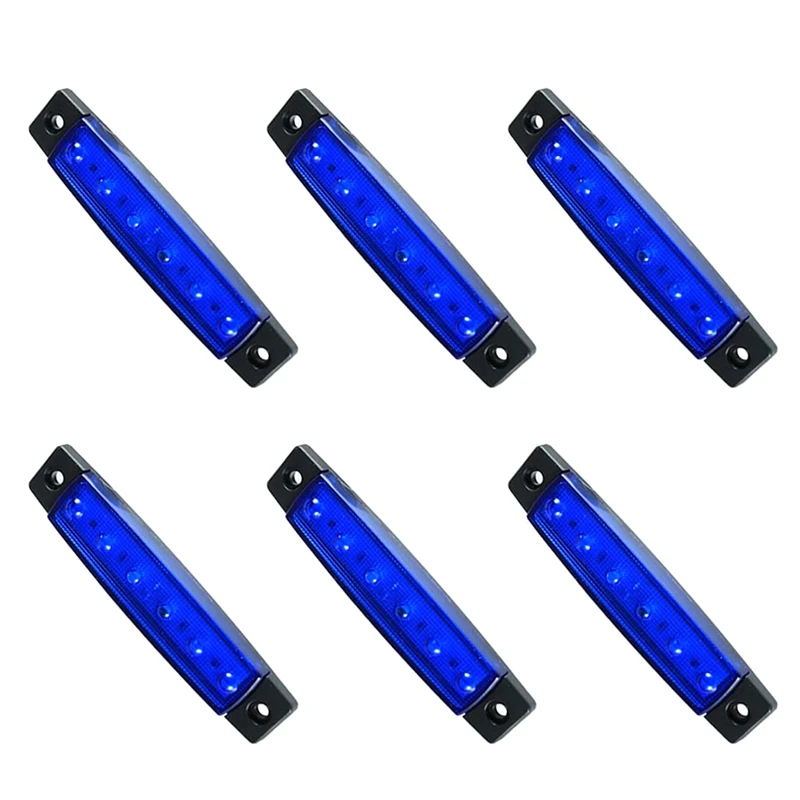 

6Pcs LED Boat Interior Lights Marine Boat Lights Marine Courtesy Light Strip Deck Transom Cockpit Navigation Lighting