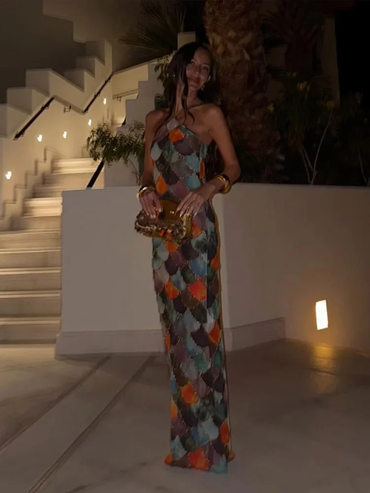 Женское винтажное платье Chin.Sweety из полиэстера