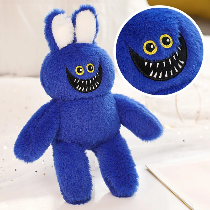 

30cm Kawaii Rabbit Plush Toy Poppy Playtime Soft Animal Stuffed Doll Horror Toys Terrorist Dolls Easter Birthday Gift for Kids