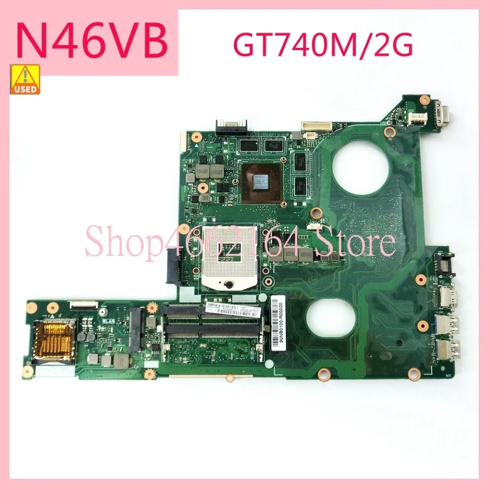 

Материнская плата N46VB GT740M/2G N14P-GE-OP-A2, системная плата HM76 SLJ8E DDR3 REV2.3 для ASUS N46V N46VM N46VZ N46VB, материнская плата ноутбука