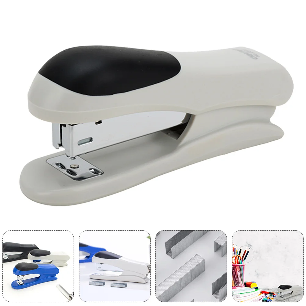 

Stapler Office Heavy Duty Desk Binding Staplers Machine Paper Staples Student File Desktop Portable Hand Manual Stapling Tool