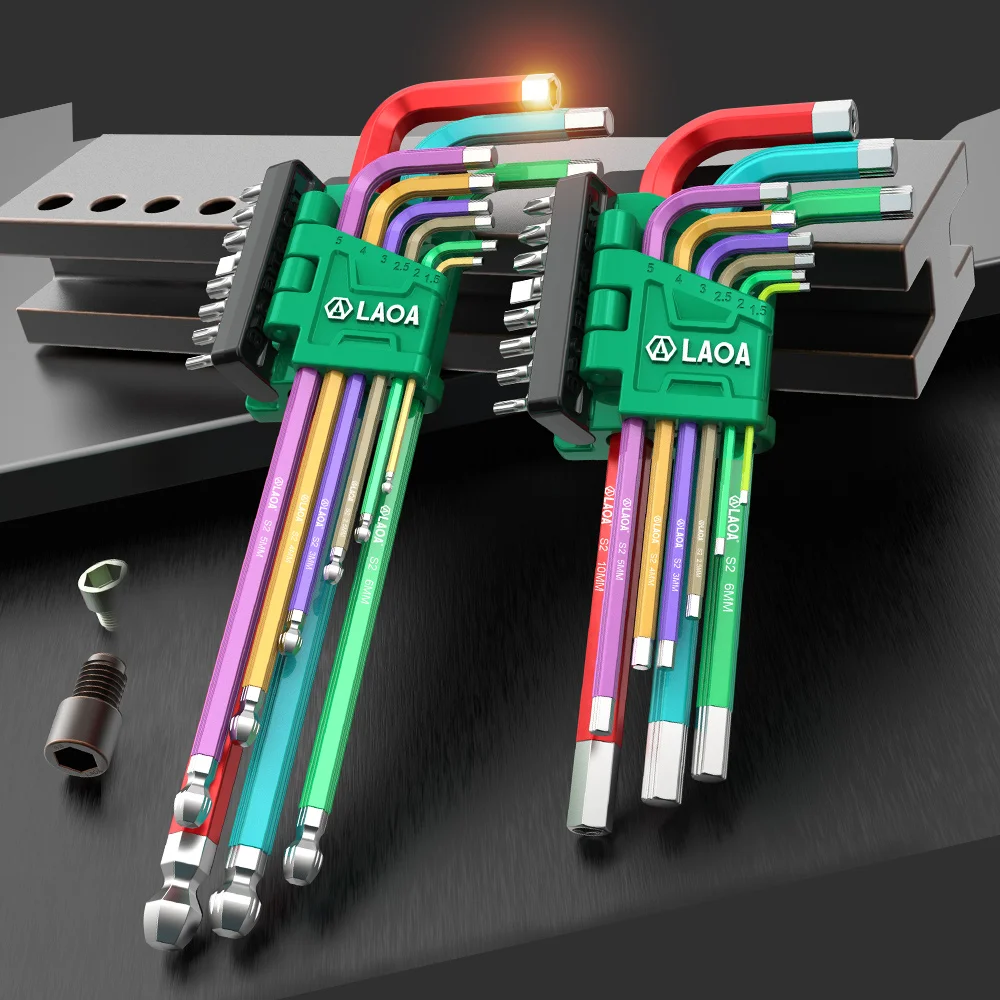 9 шт. шестигранный гаечный ключ с насадками для отвертки