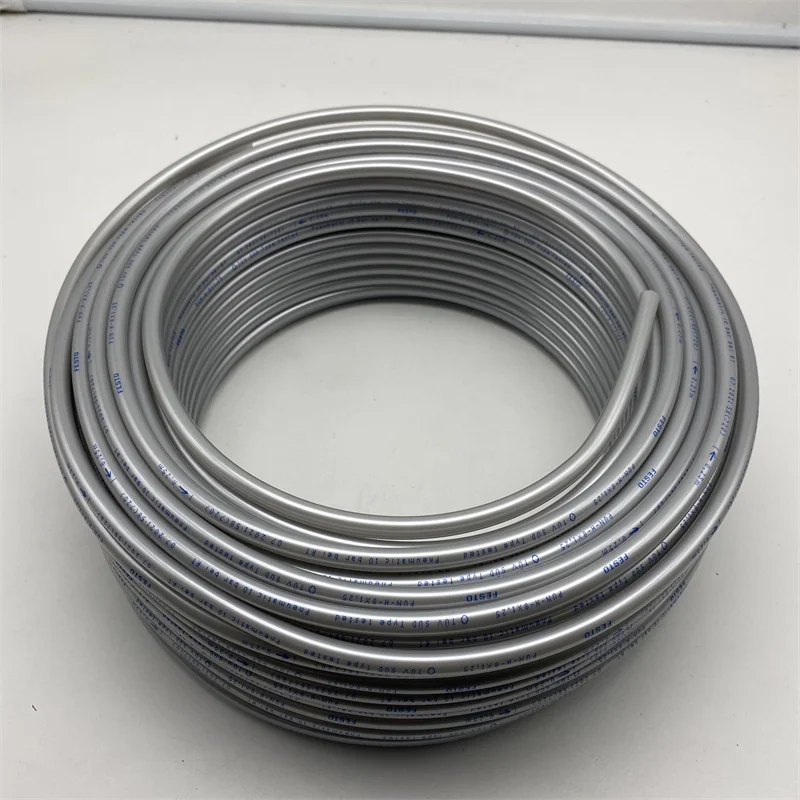 10 шт Серебряная пластиковая Воздушная трубка PUN-8X1.25-SI 152587 525741 558280