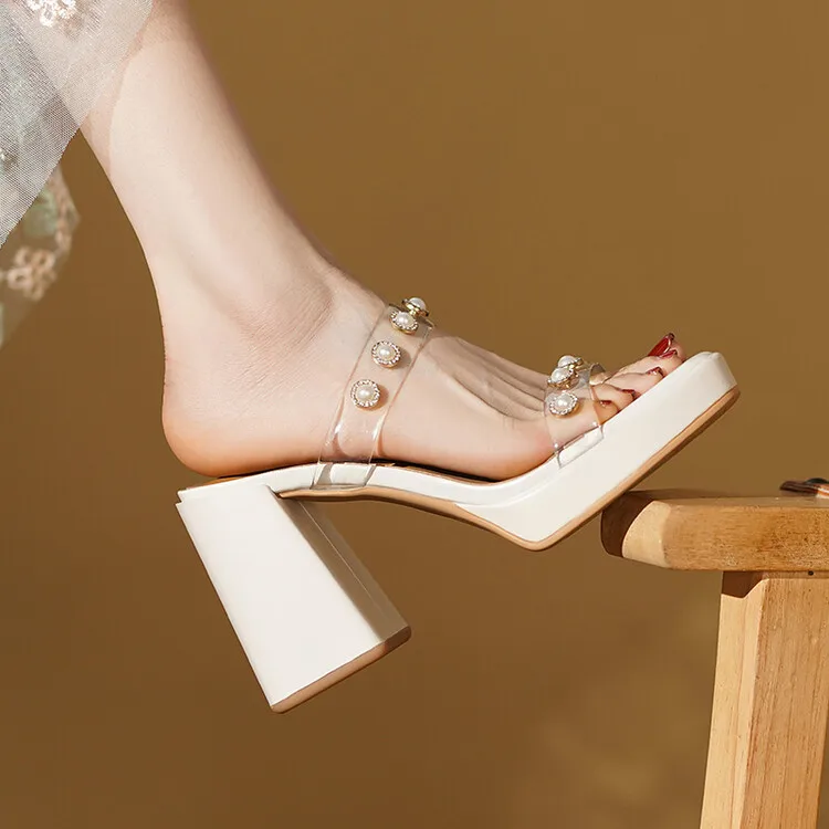 

Большие размеры; Квадратные носки обувь на платформе; Модные босоножки без шнуровки на каблуке; Модные дышащие светильник; Большие размеры