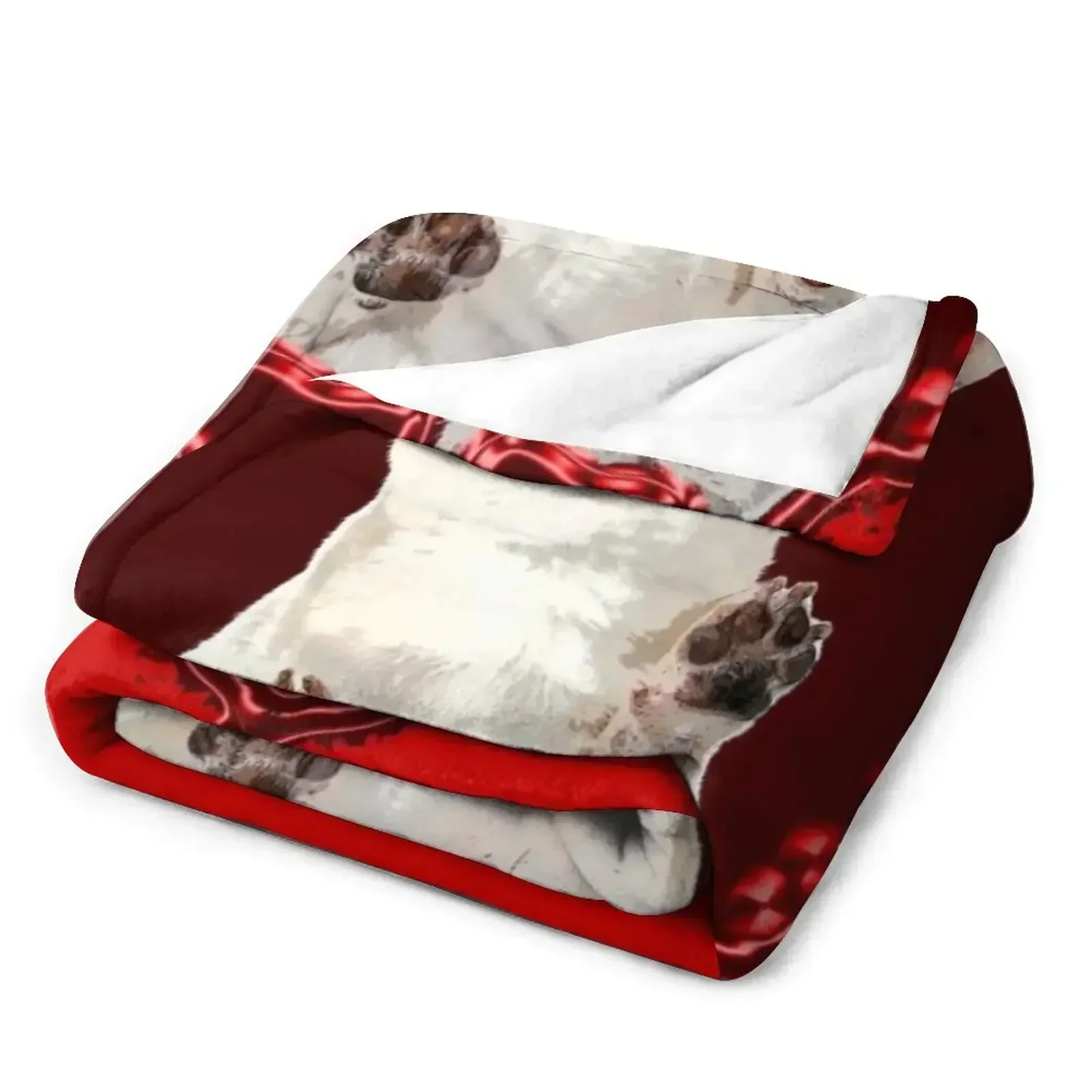 CHIHUAHUA ST VALENTIN DOG Плед на зиму дизайнерские одеяла