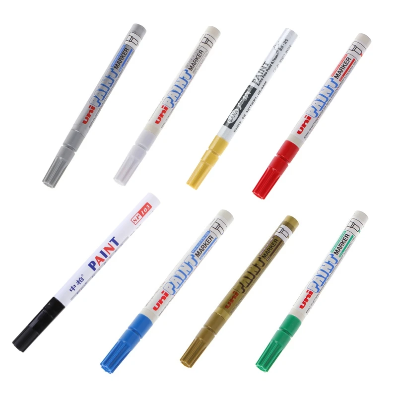 

Paint Marker Pens Fine Tips Waterproof Art Permanent Oil Based DIY Craft Decor Y98A