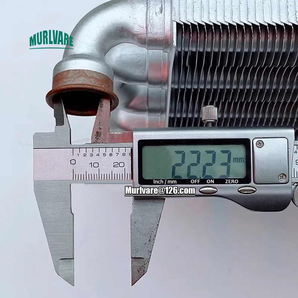 Детали газовых котлов для камина левый горловина 225 мм основной теплообменник ESIN