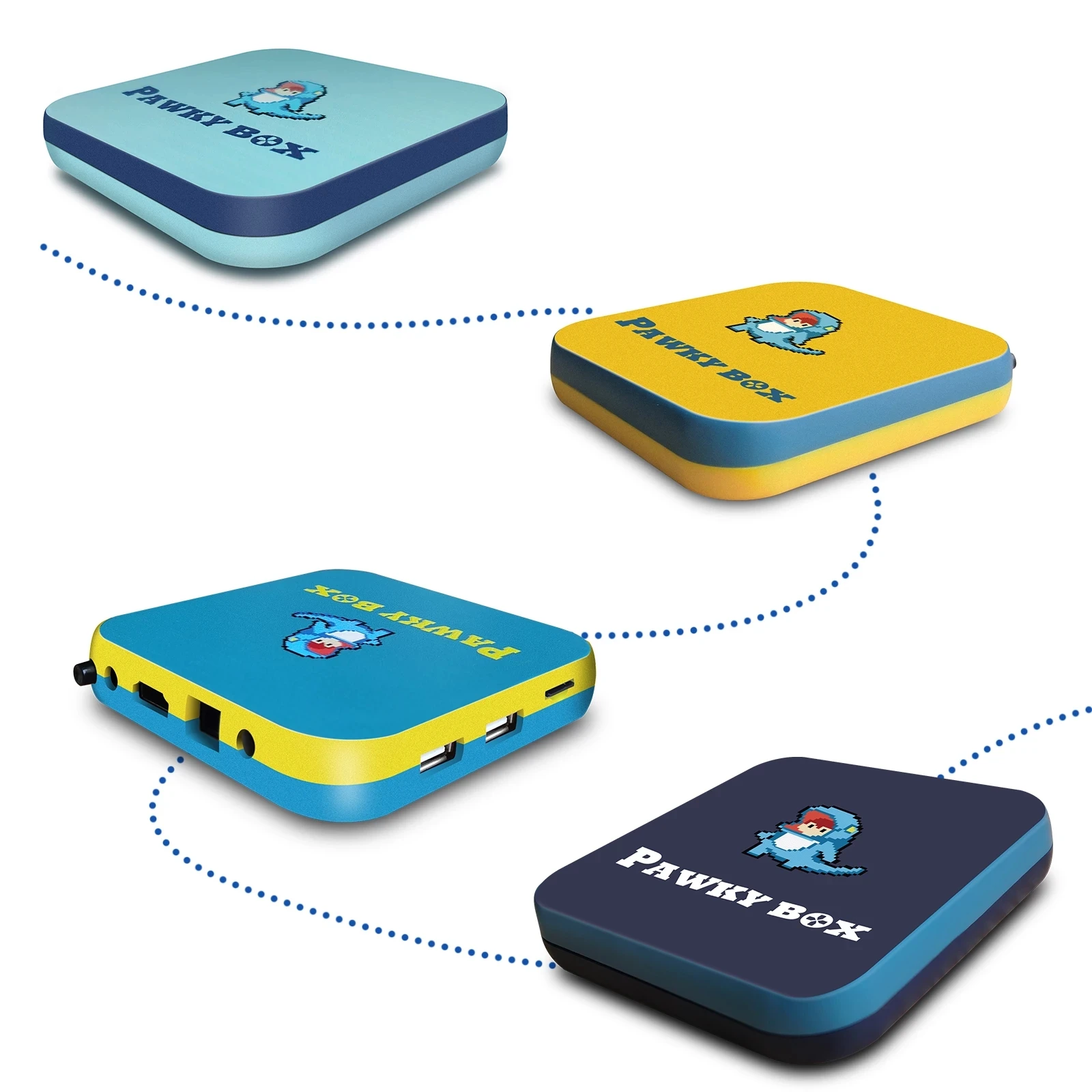 Pawky Box двойная система игры смотреть телевизор слайд-Игрушка Супер игровая консоль 50000 + Ретро игры с беспроводными контроллерами 4K TV box